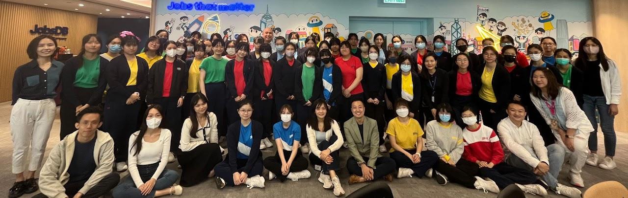 Students visited JobsDB 